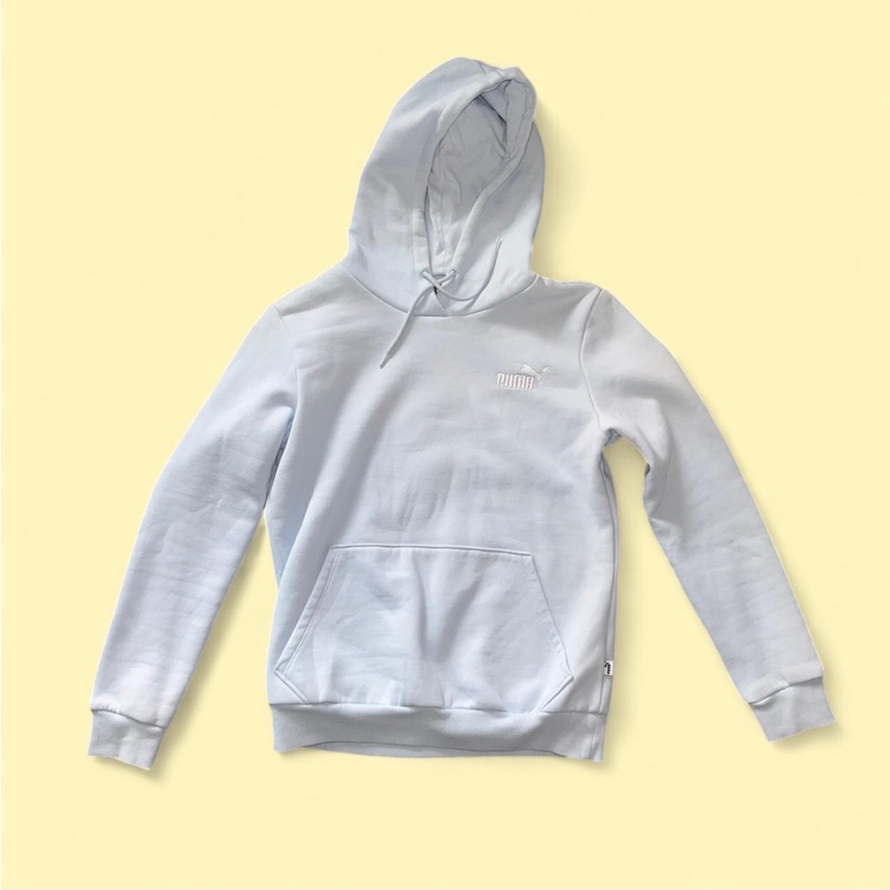 Puma Sky Blue Pullover Hoodie